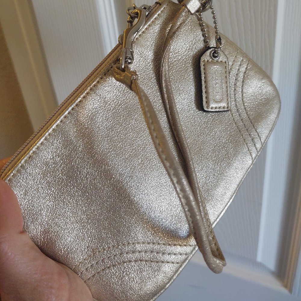 Coach Golden wristlet